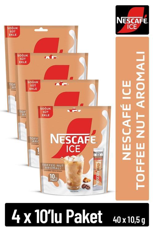 ICE Toffee Nut Aromalı Çözünebilir Kahve 10,5g 10'lu Paket 10X4