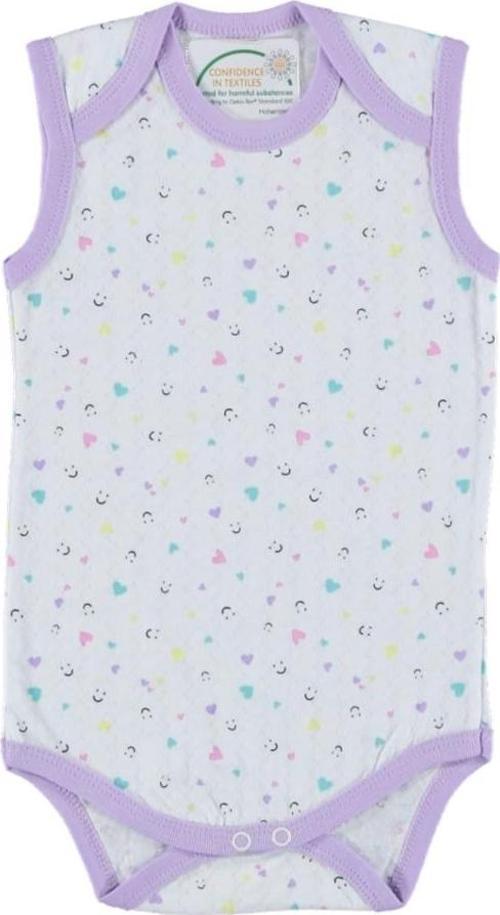 ASKILI DESENLİ UNISEX JAKARLI ÇITÇITLI BODY Lila