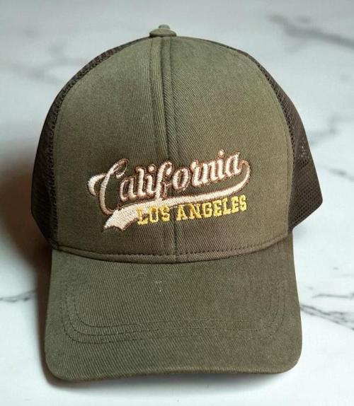4/8 YAŞ ERKEK ÇOCUK CALIFORNIA BASKILI KEP 52CM Haki