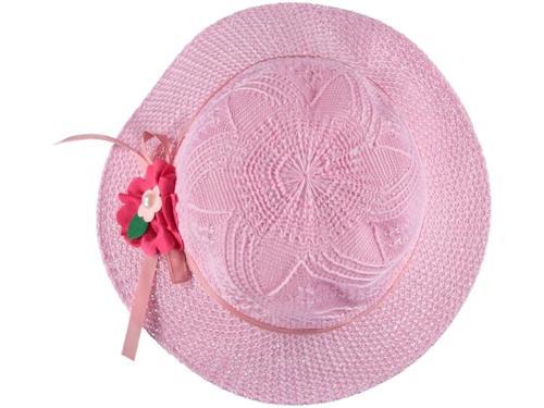 6-12 YAŞ KIZ MERSERİZE FÖTR ŞAPKA-52CM Pembe
