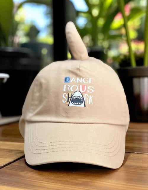 1/3 YAŞ DANGEROUS SHARK ERKEK ÇOCUK KEP (48-50 CM) Bej