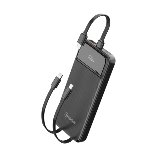 OCTOPUS 10.000 MAH 22.5W 3İN1 KABLOLU SİYAH