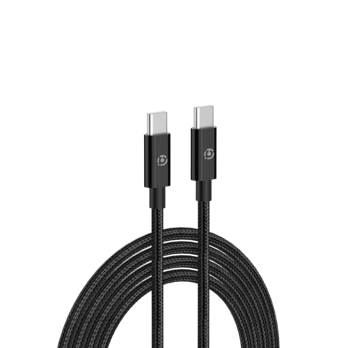 ION 60W TYPE-C TO TYPE - C HIZLI ÖRGÜLÜ ŞARJ VE DATA KABLOSU-SİYAH
