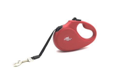 Master Seri Otomatik Makaralı Köpek Gezdirme 15 kg / 5 M Kırmızı