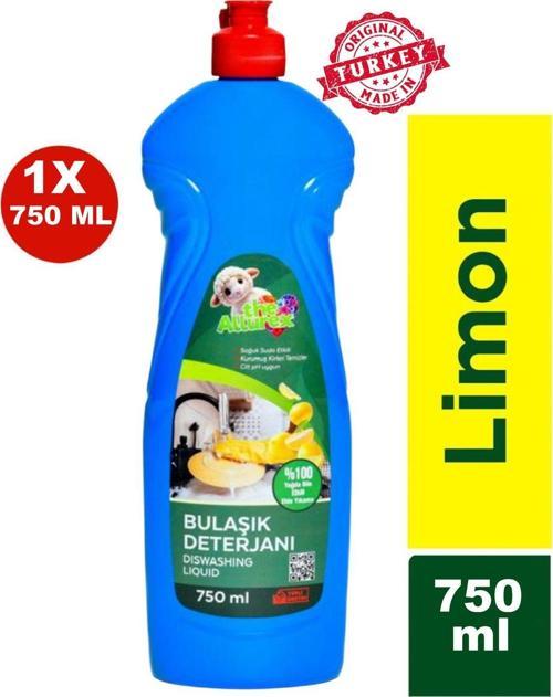 Elde Bulaşık Deterjanı Üç Etkili Güç Limon 750Ml - Yağ Çözücü Ve Ferah Limon Kokusu 1 Adet