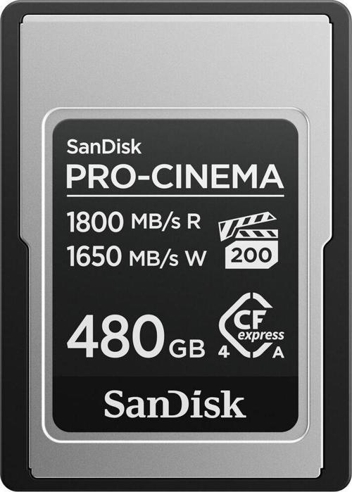 480GB Pro-Cinema CFexpress Type-A Hafıza Kartı