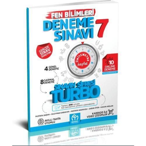 Model Eğitim Yayınları 7. Sınıf Fen Bilimleri Sınavın Şifresi Turbo Deneme Sınavı