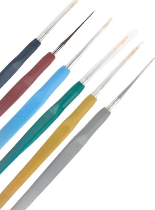 Silikon Saplı Dantel Tığ 4 Numara