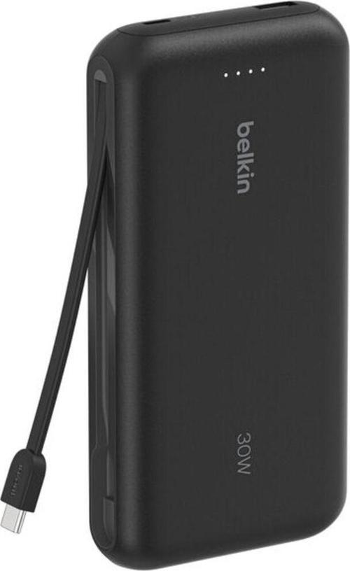 Bpb024 Boostcharge 20K 30W Entegre Usb-C Kablolu Powerbank - Siyah