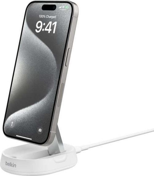 Wia008Btbk Boostcharge Pro Magsafe Katlanır Qi2 15W Şarj Standı-Beyaz