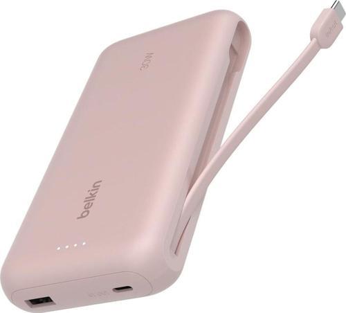 Boostcharge Powerbank 20K Entegre Kablolu Taşınabilir Güç Kaynağı 30 W Hızlı Şarj Usb-C