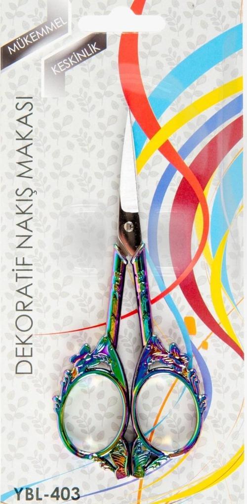Nakış Makası Dekoratif Renkli Kelebek YBL-403 Model 23