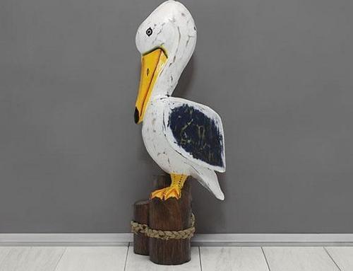 Ahşap Pelikan 50 Cm