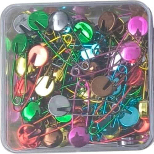 Çengelli İğne Kilitli Bebe Renkli Küçük 100 Adet