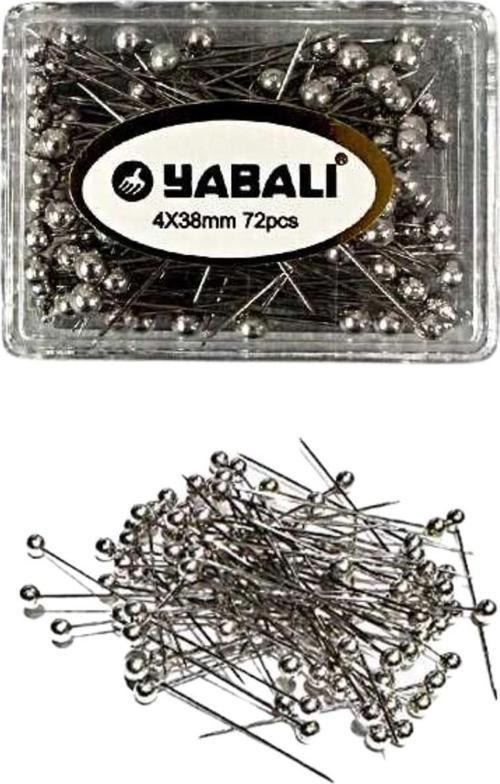 Toplu İğne Gümüş 72'li 4x38 mm