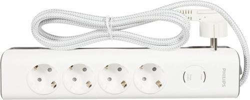 OUTLET PHILIPS SPN7040WA Akım Korumalı Priz 4'lü 600J 2m 3680W 16A OUTLET