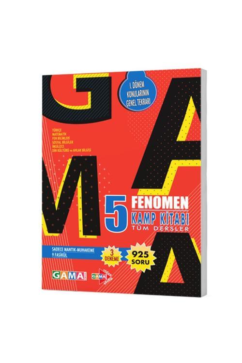 Gama Yayınları 5. Sınıf Tüm Dersler Fenomen 1.Dönem Kamp Kitabı 