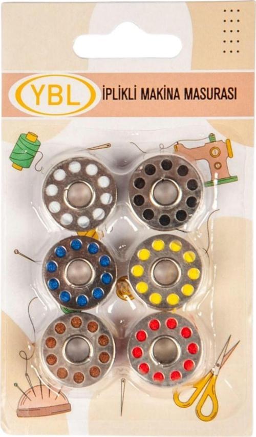 Makine Masurası İplikli Renkli 6'lı