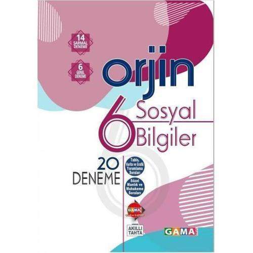 Gama Yayınları 6. Sınıf Nar Sosyal Bilgiler 20'Li Deneme