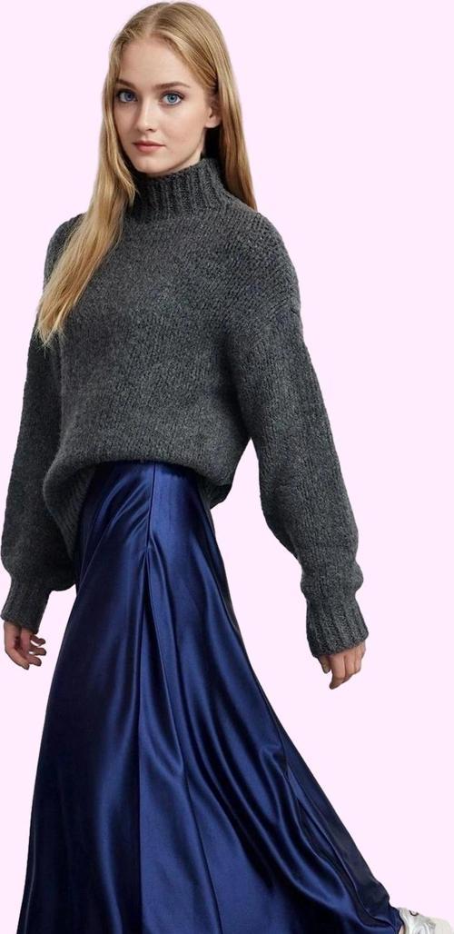 Kadın Maxi Etek Yüksek Bel A line Kesim Polyester Yazlık Günlük Kullanım Dayanıklı Malzeme