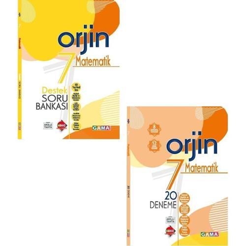 Gama Yayınları 7. Sınıf Matematik Orjin Destek Soru Bankası + Deneme