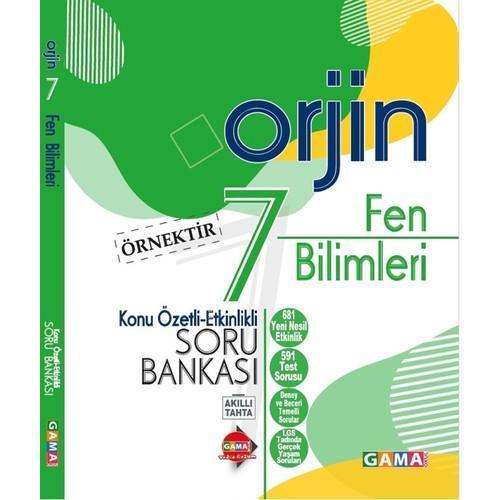 Gama Yayınları 7. Sınıf Orjin Fen Bilimleri Konu Özetli Etkinlikli Soru Bankası