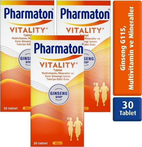 Vitality 30 Tablet 3 Adet