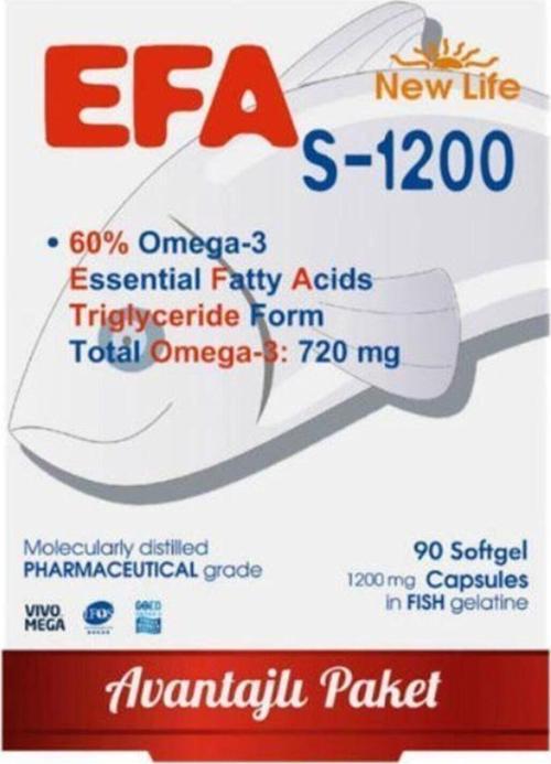 Efa S-1200 90 Yumuşak Kapsül
