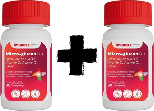 Micro Glukan Plus Beta Glucan 30 Kapsül 2 Kutu