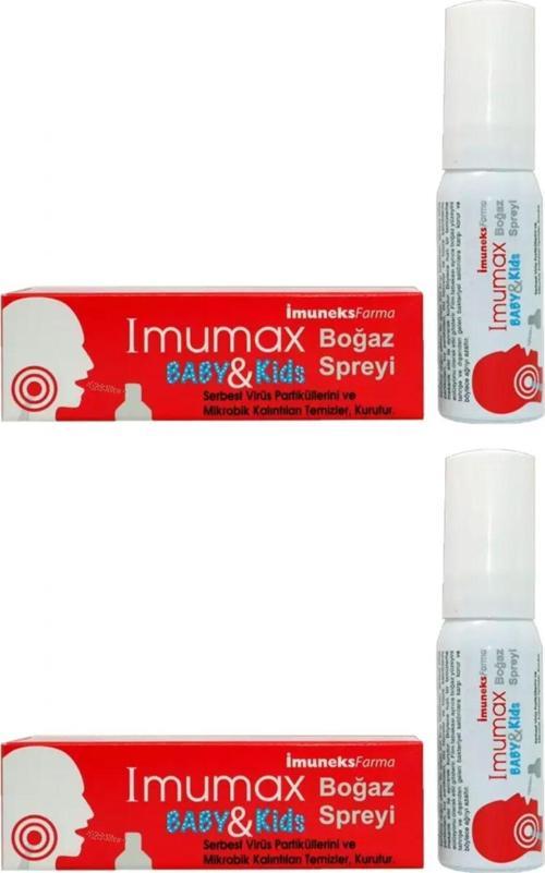 Imumax Baby & Kids Boğaz Spreyi 20 Ml 2'Li