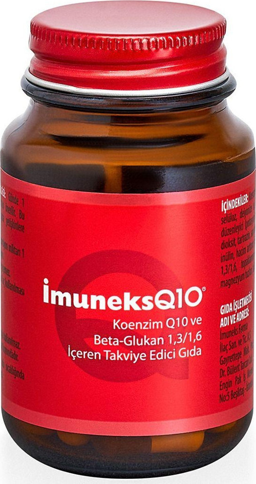 Q10® Beta Glukan (1,3/1,6) Ve Koenzim Q10 Içeren Takviye Edici Gıda 30 Kapsül