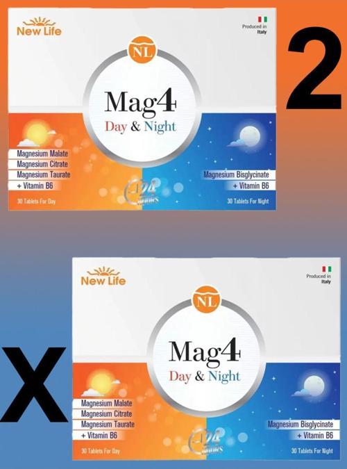 Mag4 Day & Night 60 Tablet X2