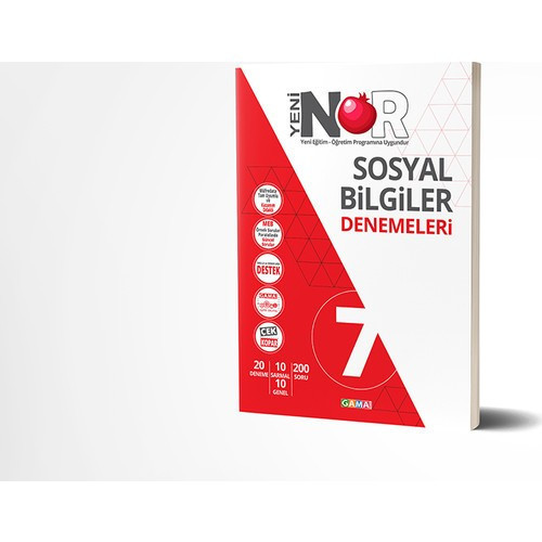 Gama Yayınları 7. Sınıf Yeni Nar Sosyal Bilgiler Denemeleri