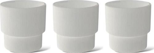 SO-VGS3 Dekoratif Vega Saksı Takımı 30 Lt Kirli Beyaz 3 Adet