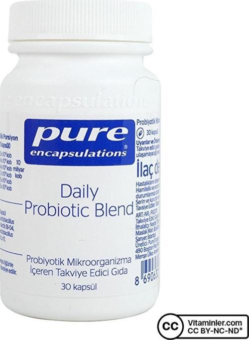  Pure Encapsulations Daily Probiotic Blend 30 Kapsül