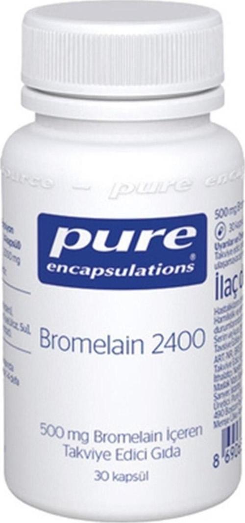  Pure Encapsulations Pure Bromelain 500 Mg 30 Kapsül
