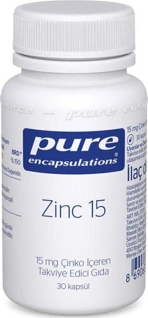 Zinc 15 Mg Çinko 30 Kapsül