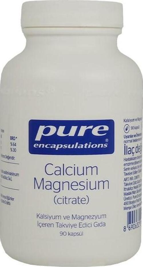 Calcium Magnesium (Citrate) 90 Kapsül