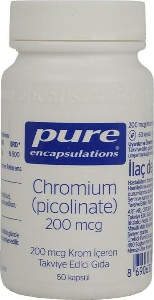 Chromium Picolinate 200 Mcg 60 Kapsül