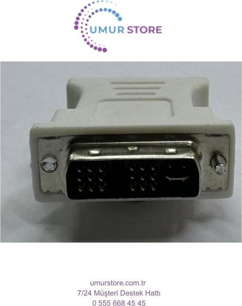 18+5 DVI VGA Çevirici Dvı 18+5 VGA Çevirici Erkek 18+5 DVI Dişi VGA Çevirici