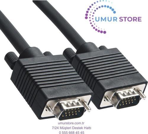 5m Ferrit Core EMI/RFI Filtreli VGA Monitör Kablosu