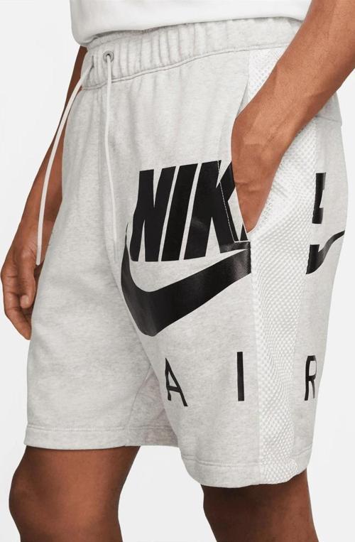 Sportswear Air French Terry Short Kalın Pamuklu Gri Erkek Şort