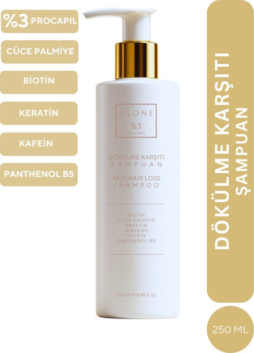 %3 Procapil Dökülme Karşıtı Şampuan 250Ml – Biotinli, Keratinli, Ginseng & Kafein İçerikli