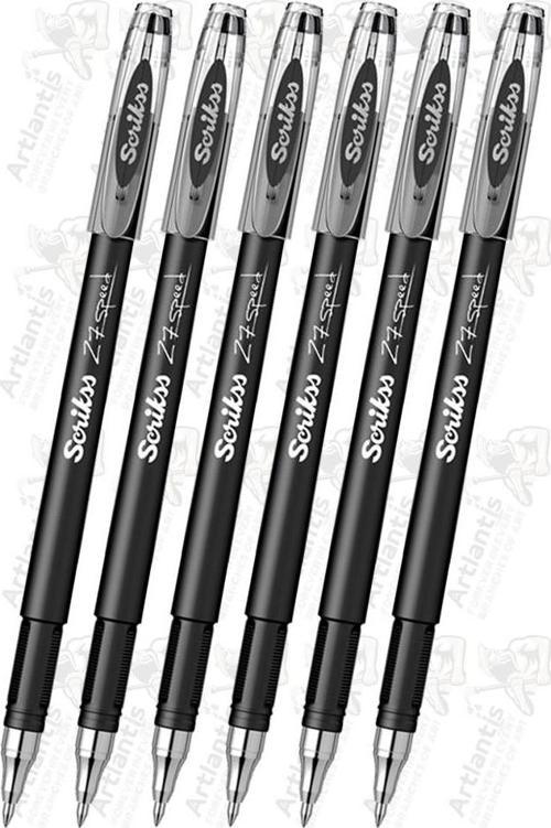 Siyah Pilot Kalem Speed 27 6 Adet Scrikss Pilot Kalem 0.7 mm Roller Uçlu Pilot Kalem İnce Uçlu Likit Mürekkepli Pilot