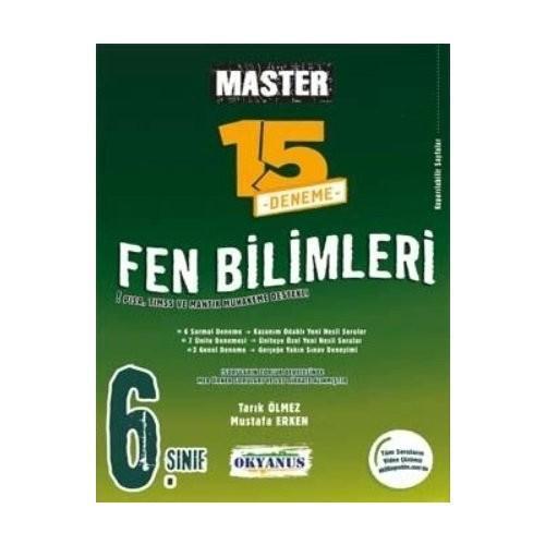 Okyanus Yayınları 6. Sınıf Fen Bilimleri Master 15 Denemesi