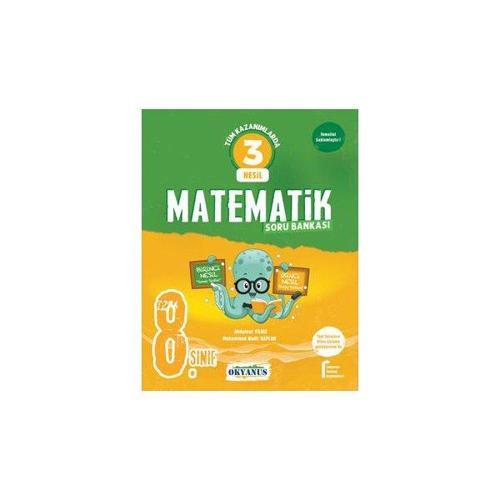Okyanus Yayınları 8. Sınıf Matematik Soru Bankası 3 Nesil