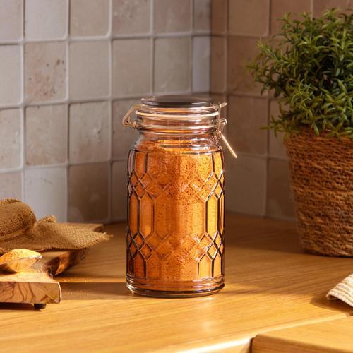 Storica Kilit Kapaklı Cam Kavanoz 1000 ml