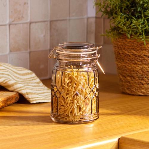 Storica Kilit Kapaklı Cam Kavanoz 700 ml