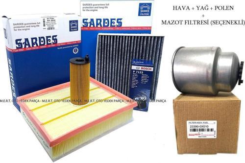 Toyota Verso 1.6 D-4D Dizel Filtre Bakım Seti (2013-2017)