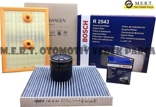 Vw Golf 7 1.2 Tsı - 1.4 Tsı Filtre Bakım Seti 2012-2017